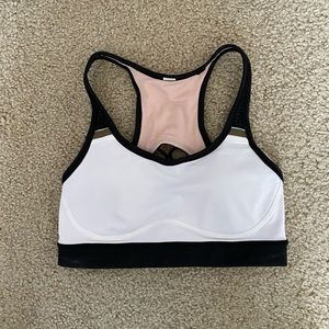 Lululemon sports bra white/black
